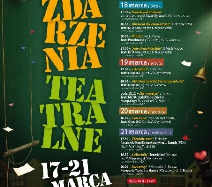 Stalowa Wola: Zdarzenia Teatralne czas zacząć