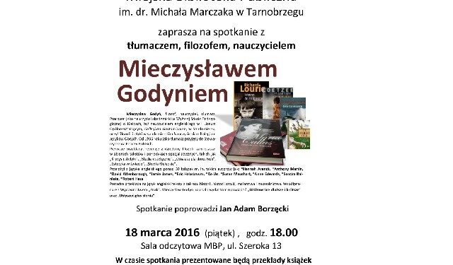 Tarnobrzeg: Spotkanie z Mieczysławem Godyniem.