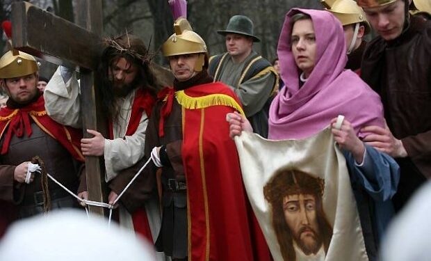 Przecław: W Niedzielę Palmową Misterium Męki Pańskiej.