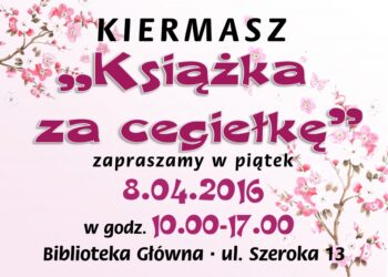 Tarnobrzeg. Kiermasz. Książka za cegiełkę.