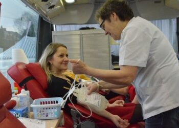 Sandomierz: Kolejna odsłona akcji ''Oddaj krew dla ŚDM''.