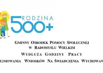 Radomyśl Wielki: Radomyski GOPS wydłuża godziny pracy.