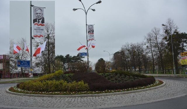 Stalowa Wola: Uroczystości w bazylice i rondo z portretem