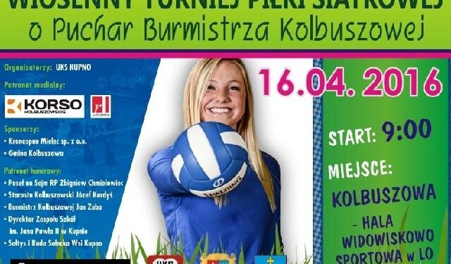 Kolbuszowa: Wiosenny turniej siatkowy.