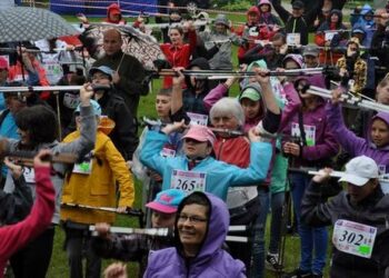 Kolbuszowa: Zawody nordic walking.