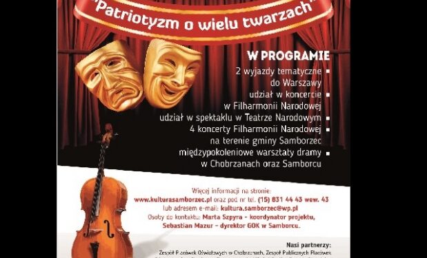 Samborzec: Warsztaty dramy 21-23 kwietnia.