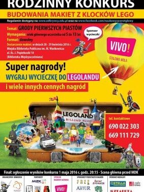 Stalowa Wola: Zbuduj gród Piastów i wygraj wycieczkę do  Legolandu.