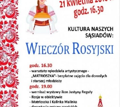 Połaniec: Wieczór rosyjski – zapowiedź