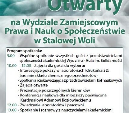 Stalowa Wola: W piątek dzień otwarty KUL-u.