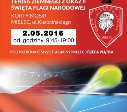 Mielec: IV Turniej tenisa ziemnego z okazji Święta Flagi RP