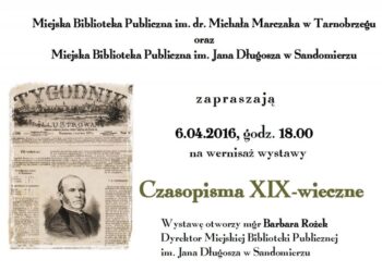 Tarnobrzeg. Wystawa Czasopisma XIX–wieczne.