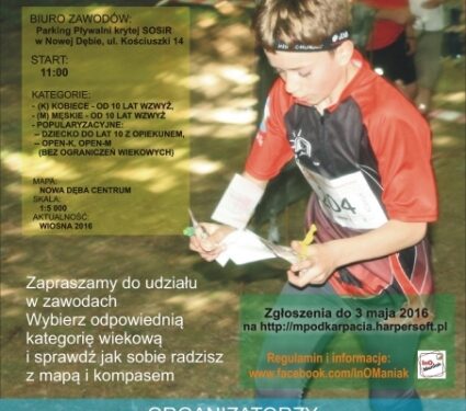 Nowa Dęba: Mistrzostwa Podkarpacia w biegu na orientacje