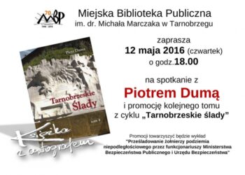 Tarnobrzeg.  Dziś promocja kolejnego tomu z cyklu Tarnobrzeskie ślady.