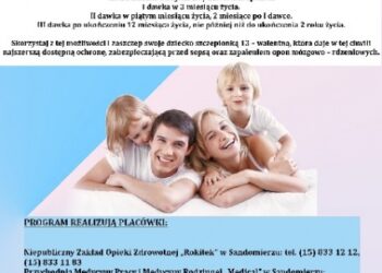 Samborzec: Bezpłatne szczepienia przeciwko pneumokokom dla dzieci z gminy.