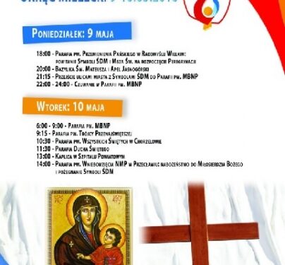 Radomyśl Wielki: Peregrynacja symboli ŚDM.