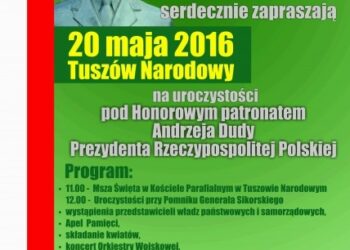 Tuszów Narodowy: 135 rocznica urodzin generała Władysława Sikorskiego.