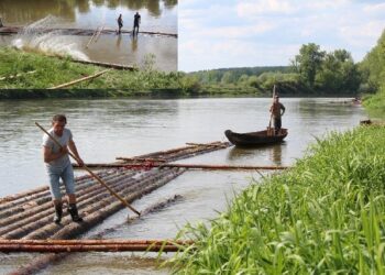 Ulanów: Ulanowska tratwa w niedzielę wypływa do Gdańska