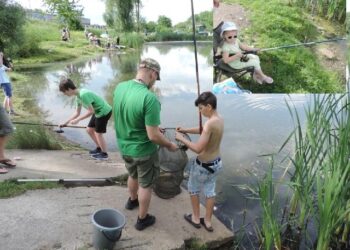 Stalowa Wola: Dzień Dziecka z wędką  na oczku