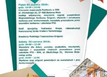 Stalowa Wola: Rusza festiwal origami