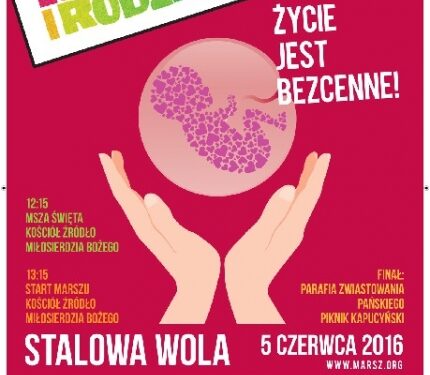 Stalowa Wola: Przez miasto przejdzie Marsz dla Życia i Rodziny.
