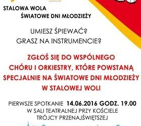 Stalowa Wola: Stworzą wspólnie chór i orkiestrę na ŚDM