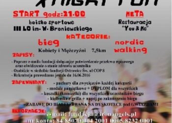 Ostrowiec Św.: Pierwszy bieg nocny