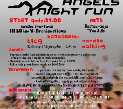 Ostrowiec Św.: Pierwszy bieg nocny