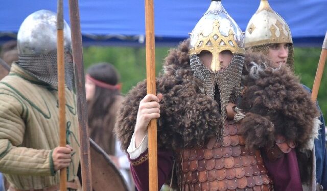 Jeżowe: Chrzest wojów Mieszka i biesiada Lasoviana