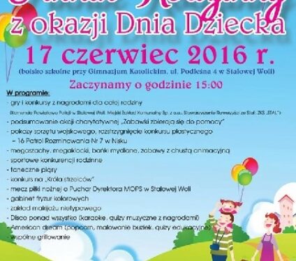 Stalowa Wola: Rodzinny Piknik z okazji Dnia Dziecka