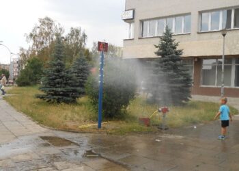 Stalowa Wola: W mieście pojawiły się kurtyny wodne