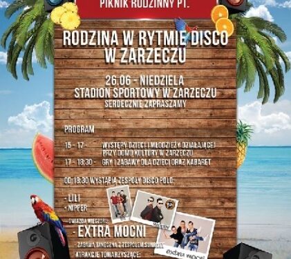 Zarzecze: Piknik "Rodzina w rytmie disco"