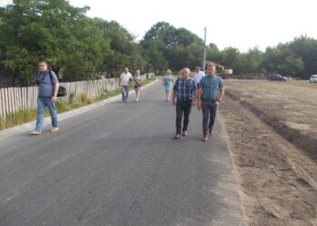 Tarnobrzeg: Ulica Borów po odbiorze.