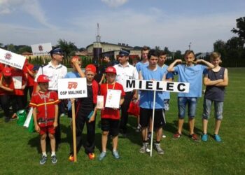 Mielec: Reprezentacja powiatu mieleckiego na zawodach.