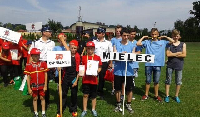 Mielec: Reprezentacja powiatu mieleckiego na zawodach.
