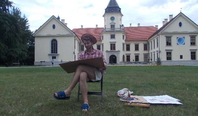 Tarnobrzeg. Trwa plener studentów z Politechniki Świętokrzyskiej.