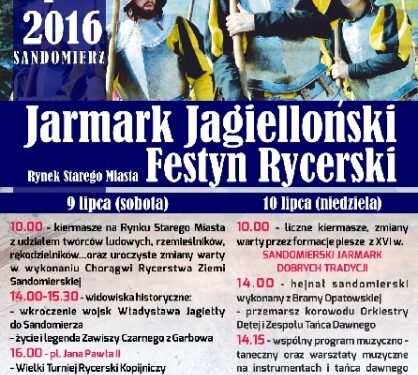 Sandomierz: Weekend pod znakiem Jarmarku Jagiellońskiego.
