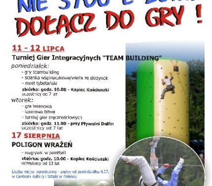 Połaniec: Zajęcia dla dzieci 'Dołącz do gry'