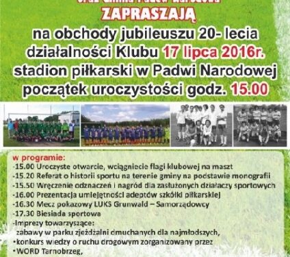 Padew Narodowa: Grunwald obchodzi jubileusz