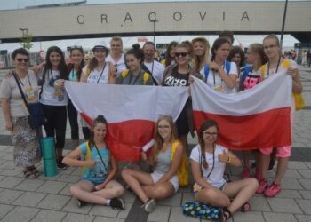Kraków: Tarnobrzeska młodzież na ŚDM w Krakowie.