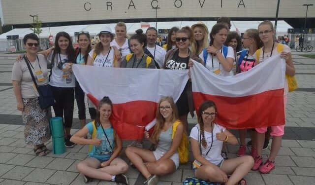 Kraków: Tarnobrzeska młodzież na ŚDM w Krakowie.