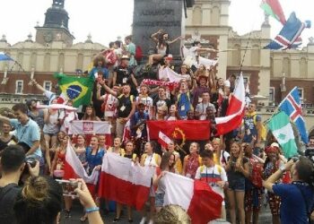 Kraków: ŚDM – powitanie papieża Franciszka.