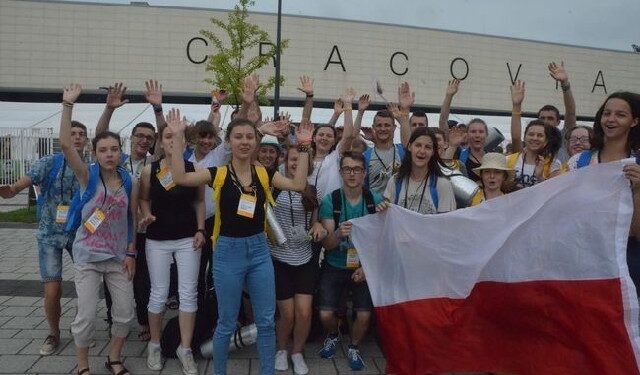 Kraków: Młodzież z Klimontowa uczestniczy w ŚDM.