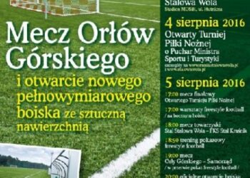 Stalowa Wola: Orły Górskiego na otwarciu boiska