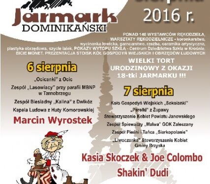 Tarnobrzeg: XVIII Jarmark Dominikański.