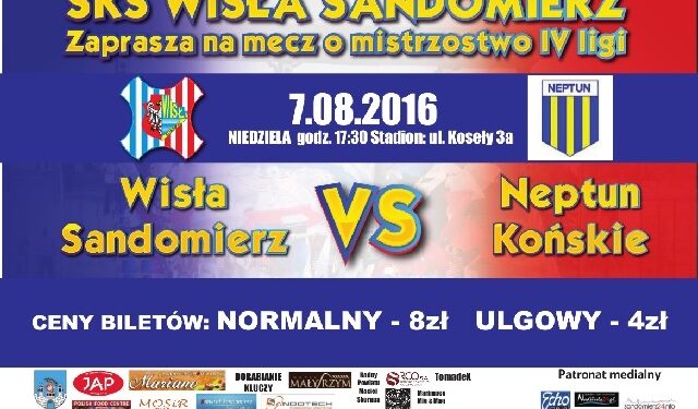 Sandomierz: Pierwszy mecz Wisły Sandomierz w rundzie jesiennej