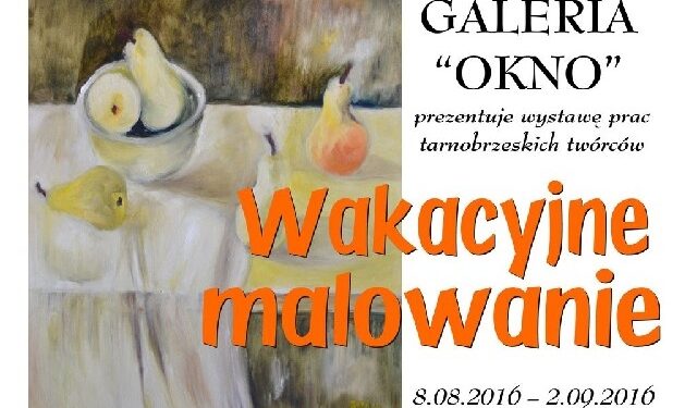 Tarnobrzeg: wystawa prac 'Wakacyjne malowanie'