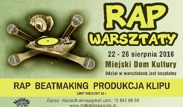 Stalowa Wola: Rozpocznij swoją przygodę z RAP-em