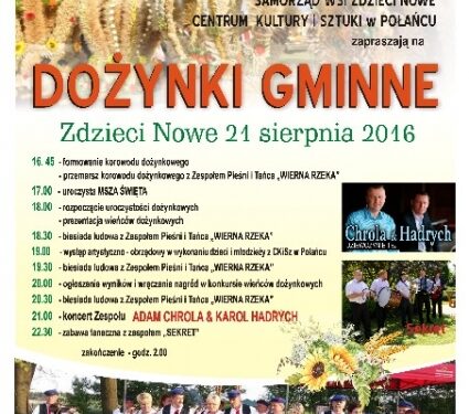 Połaniec: Dożynki 2016 Zdzieci Nowe