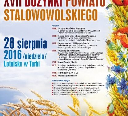 Turbia: Dożynki Powiatu Stalowowolskiego z NO TO CO już w niedzielę