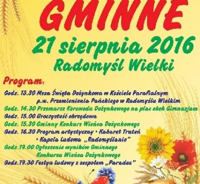 Mielec: Powiatowe dożynki w niedzielę